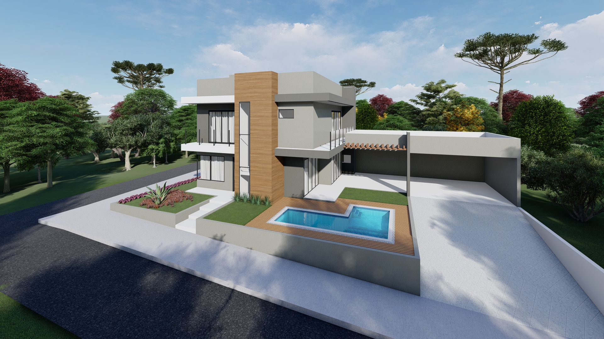 Projeto de interiores moderno